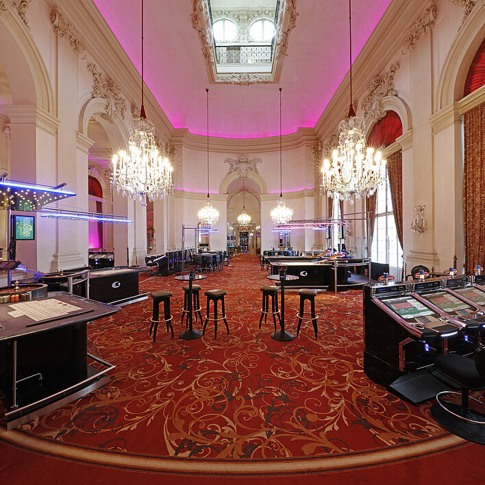 Main gaming room at Casino Salzburg
