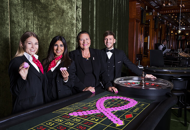 Pink Casino Night - Pink Ribbon