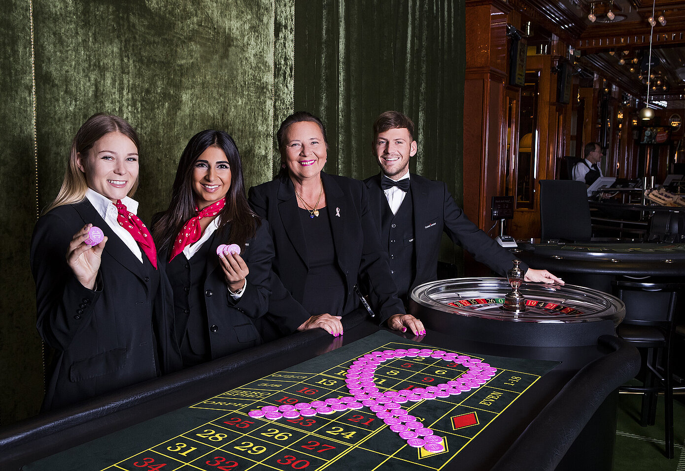 Pink Casino Night - Pink Ribbon