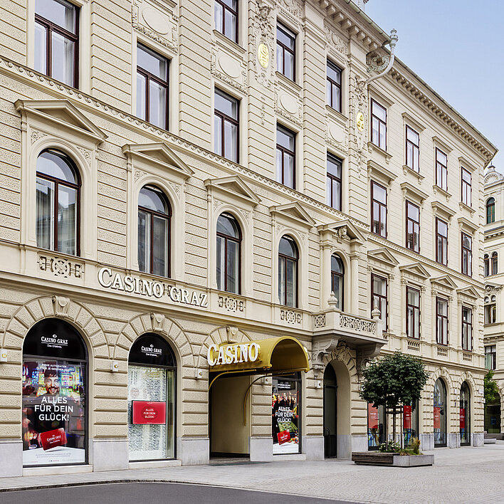 Casino Graz Außenansicht bei Tag