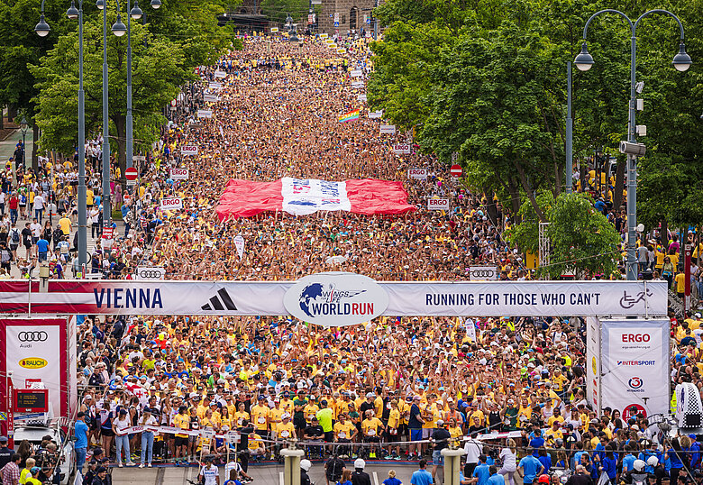 Wings for Life World Run Flagship Run Start Wien Ringstraße