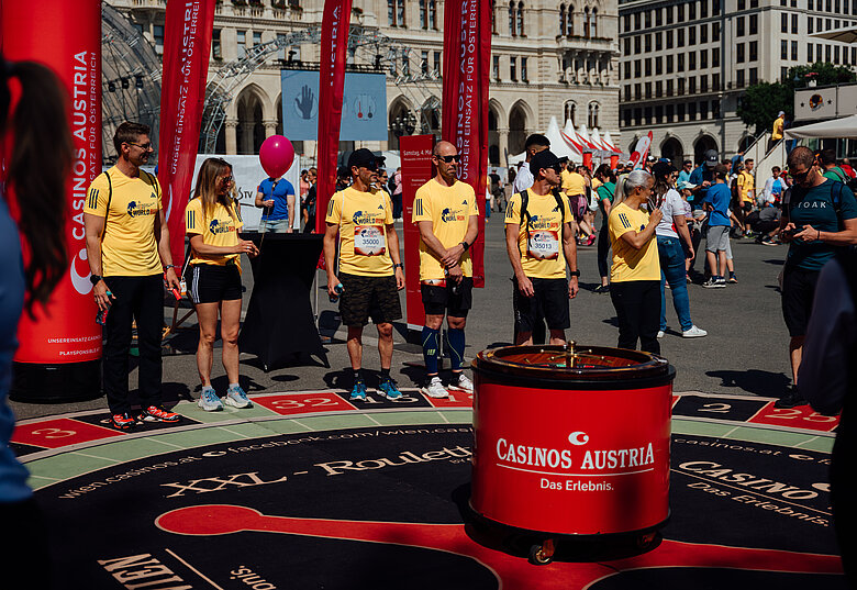 Wings for Life World Run 2024 Riesen-Roulette