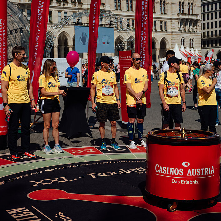 Wings for Life World Run 2024 Riesen-Roulette